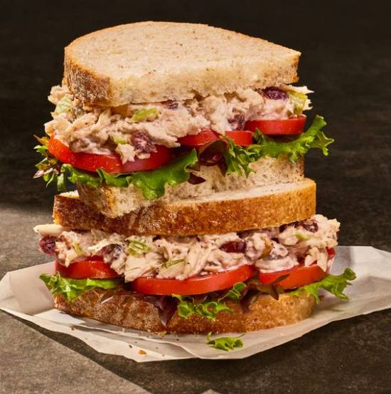 Cranberry Walnut Chicken Salad Sandwich