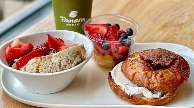 Panera Bread Breakfast Menu with Prices for 2025