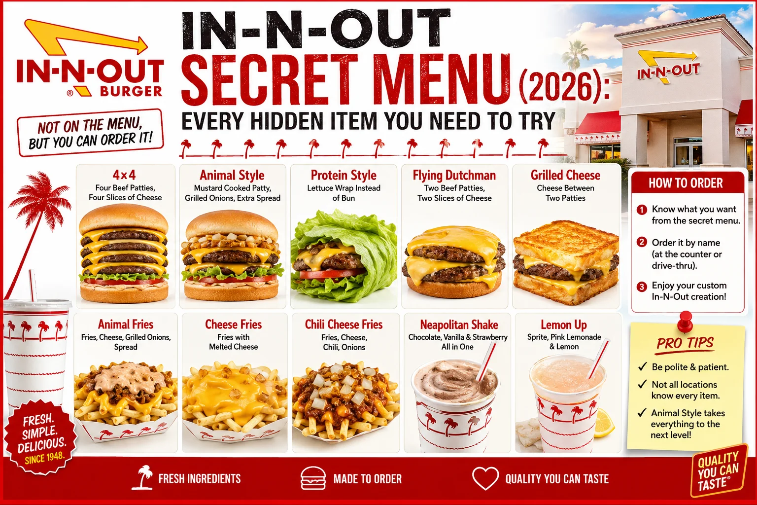 In-N-Out Secret Menu