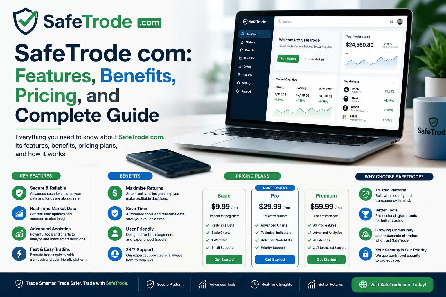 SafeTrode com: Features, Benefits, Pricing, and Complete Guide