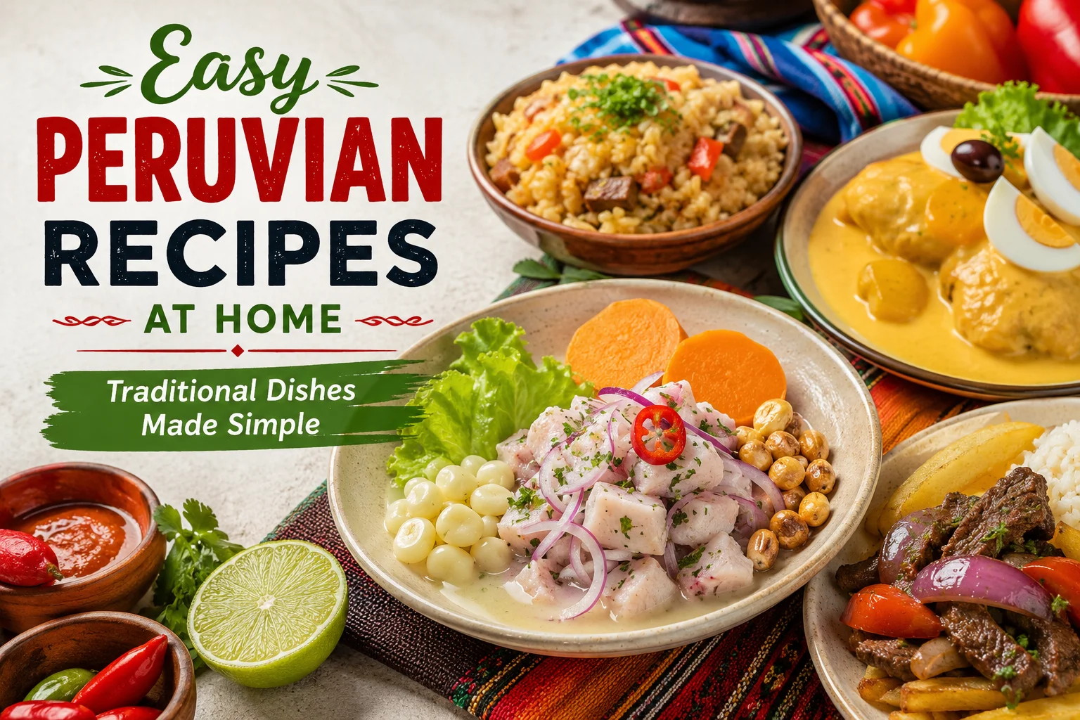 Easy Peruvian Recipes at Home: Traditional Dishes Made Simple