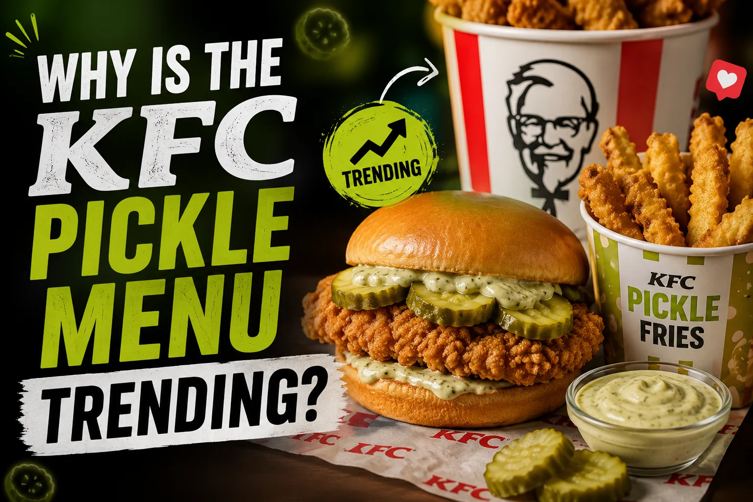 why is 'kfc pickle menu' trending