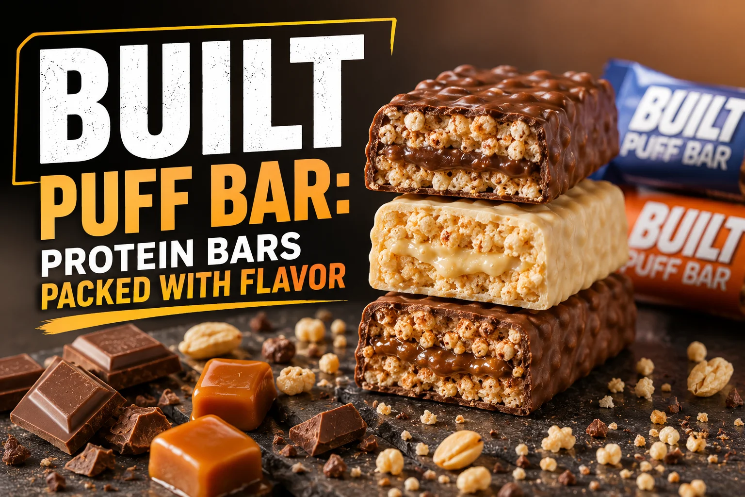 Built Puff Bars: Protein Bars Packed With Flavor