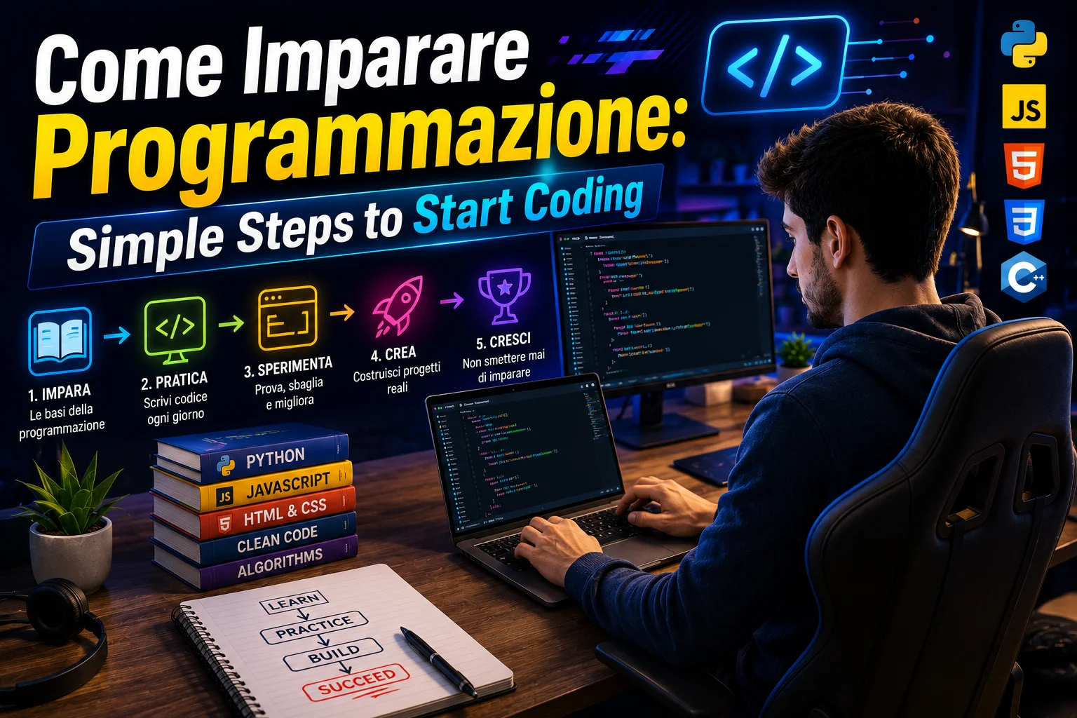 Come Imparare Programmazione: Simple Steps to Start Coding