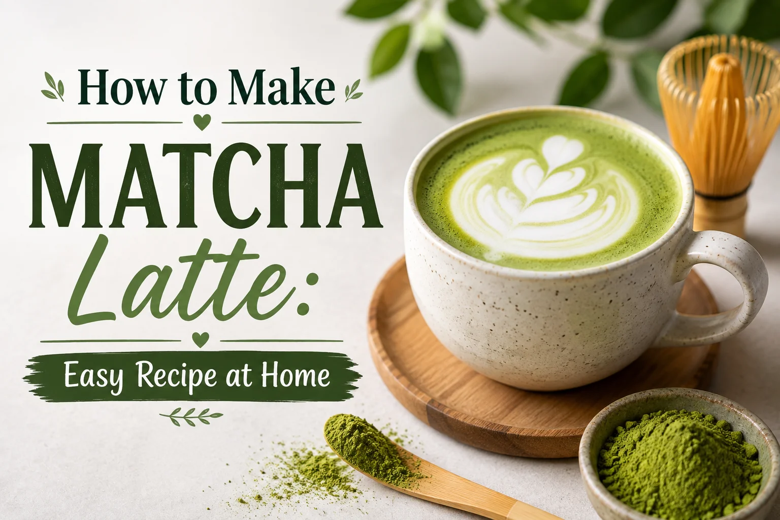 How to Make Matcha Latte