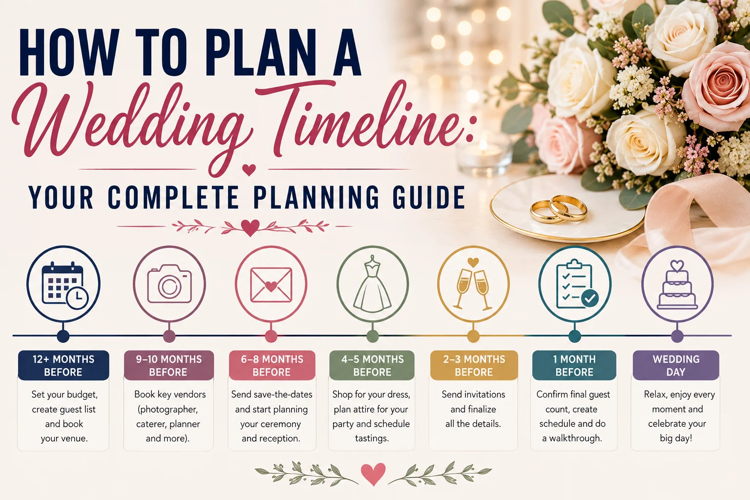How to Plan a Wedding Timeline