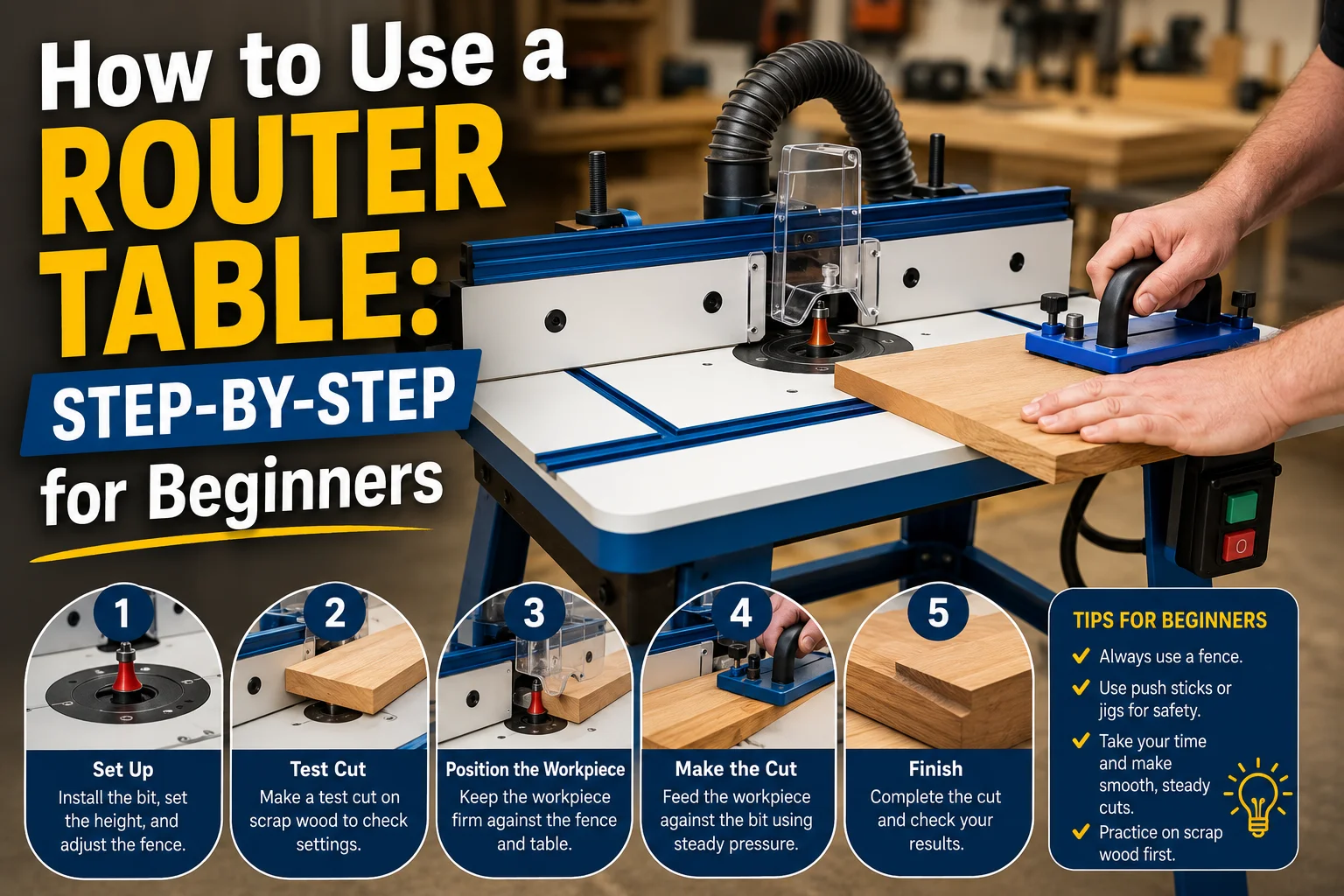How to Use a Router Table