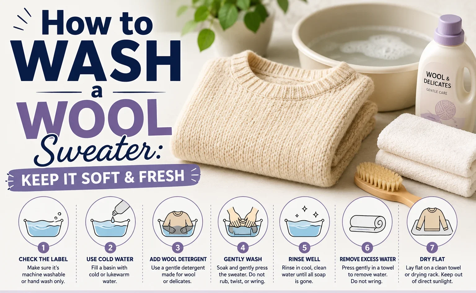 How to Wash Wool Sweater: Keep It Soft & Fresh