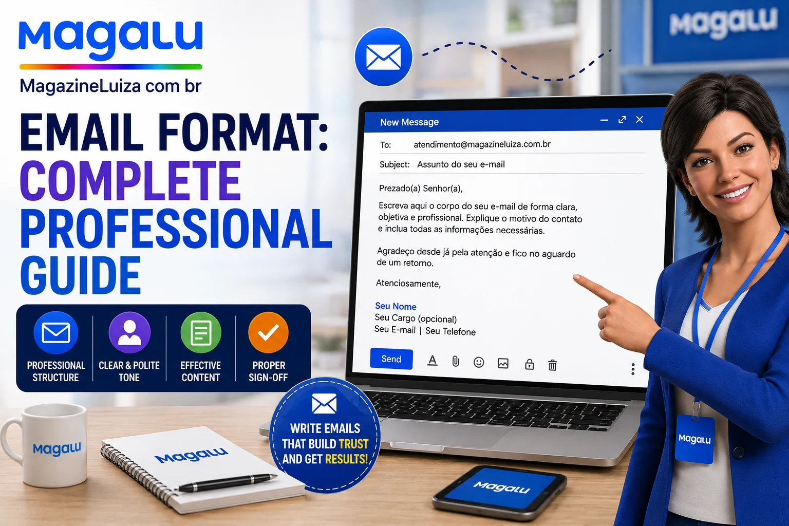 MagazineLuiza com br Email Format