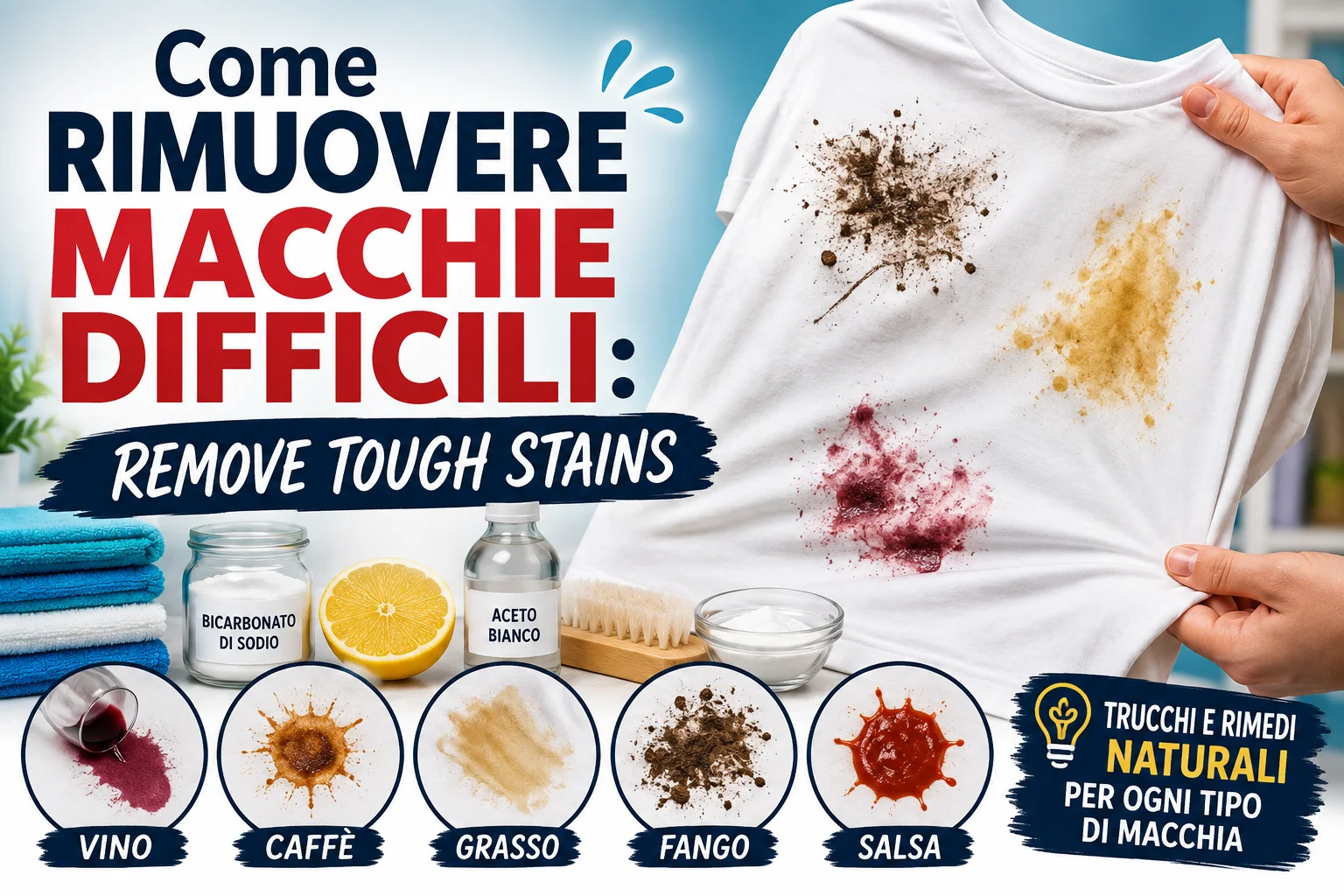 Rimuovere Macchie Difficili