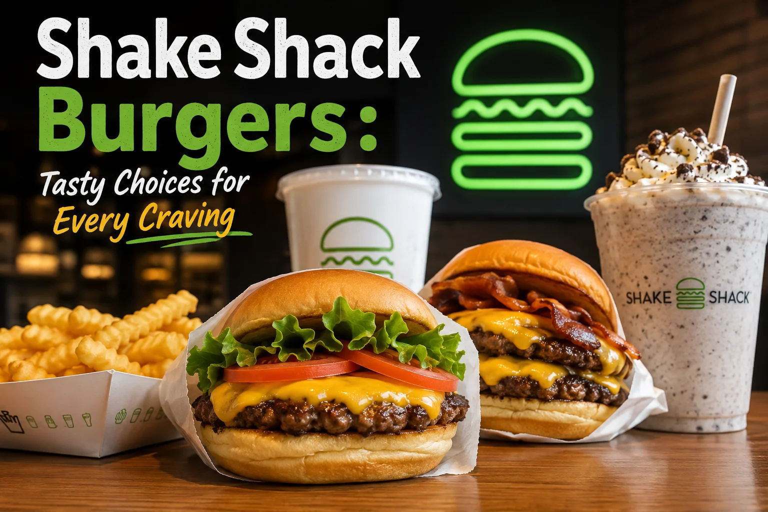 Shake Shack Burgers: Tasty Choices for Every Craving