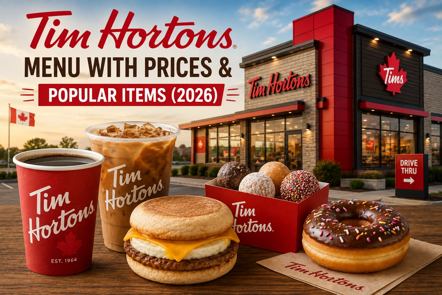 Tim Hortons Menu