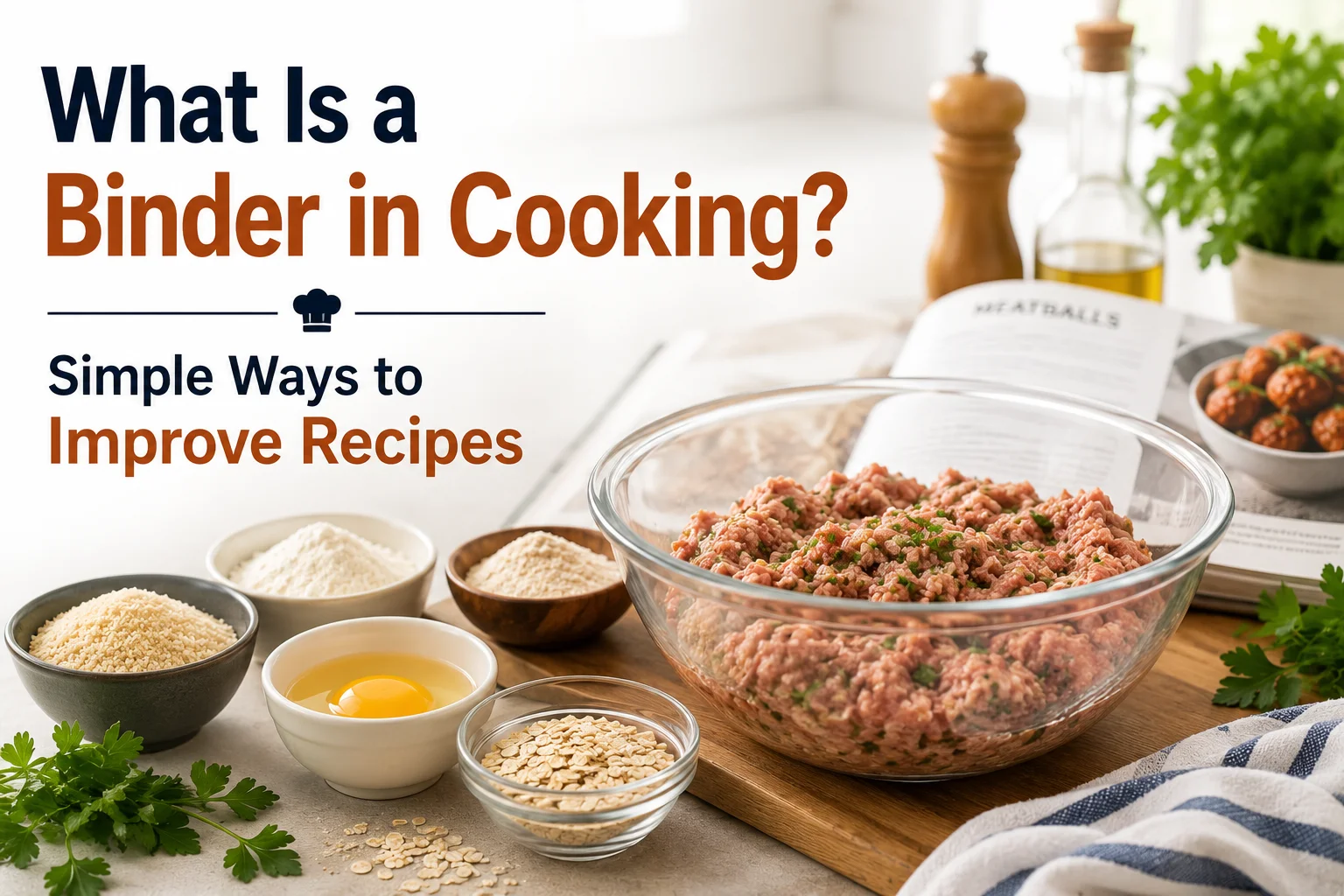 What Is a Binder in Cooking? Simple Ways to Improve Recipes