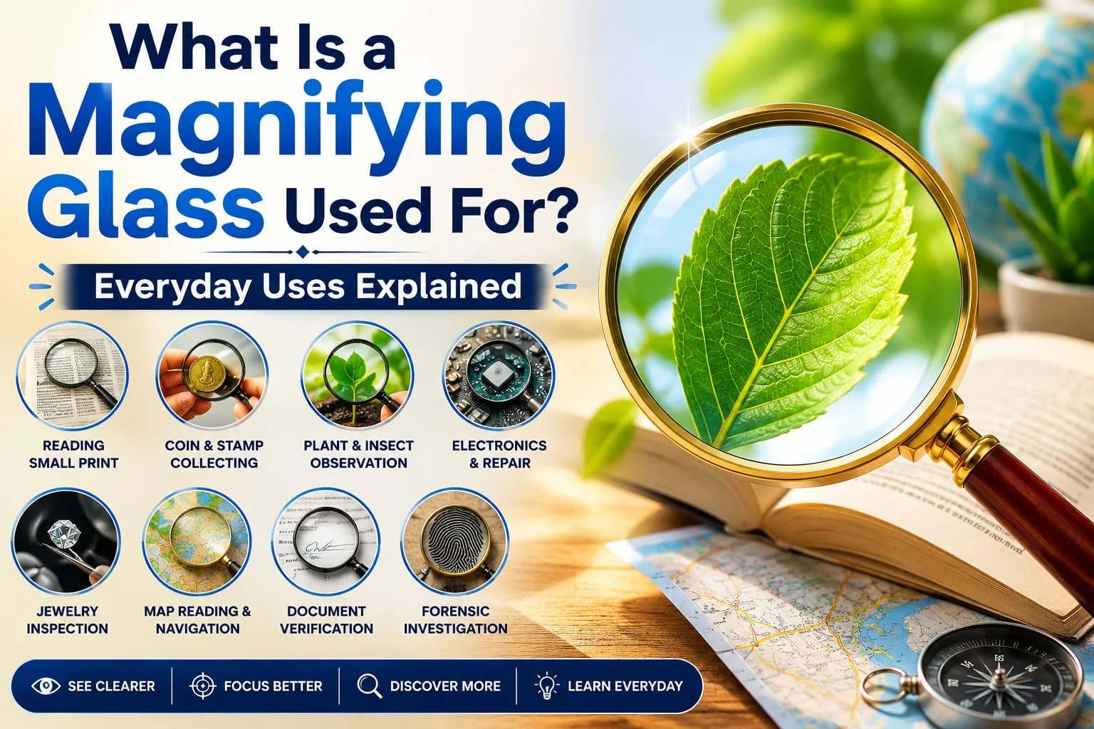 What Is a Magnifying Glass Used For