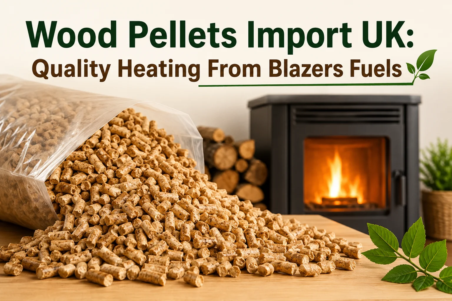 Wood Pellets Import UK: Quality Heating From Blazers Fuels
