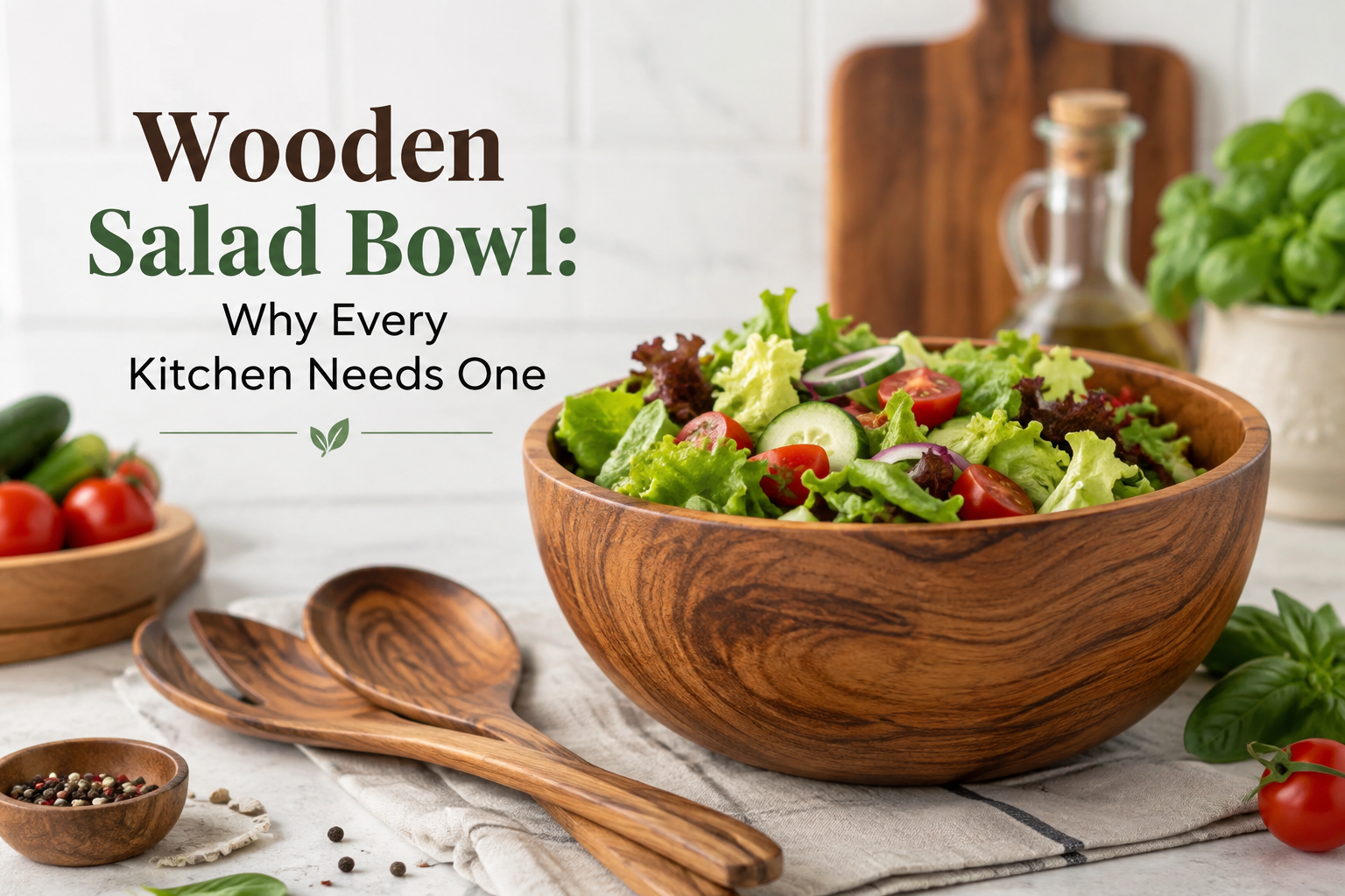 Wooden Salad Bowl
