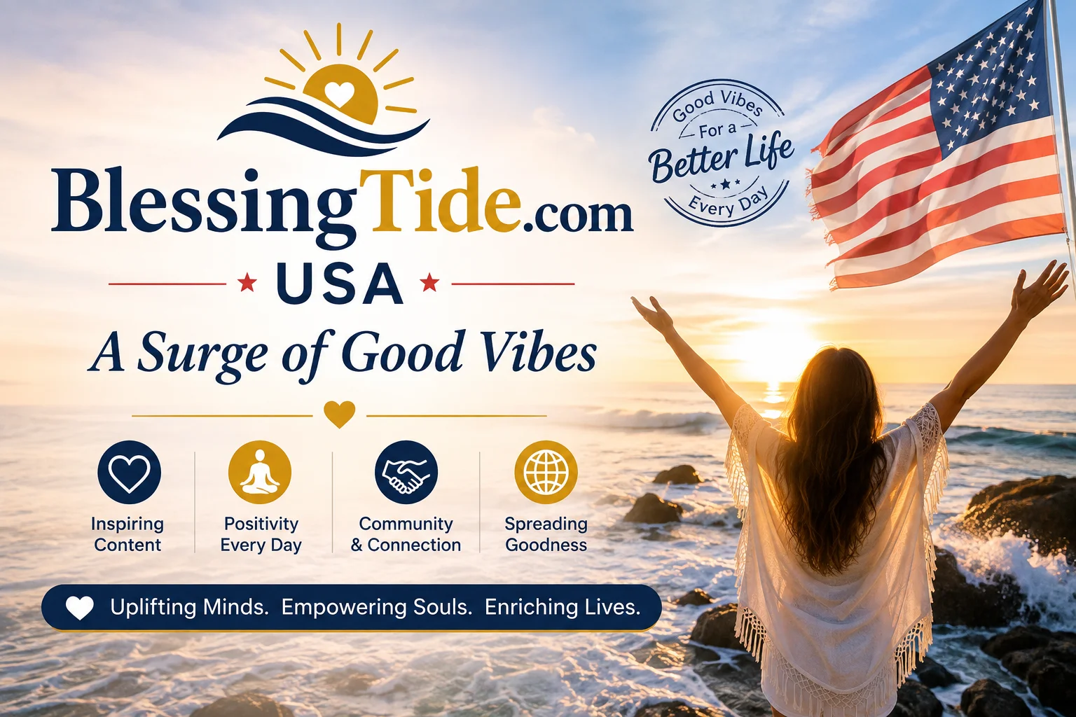 BlessingTide.com USA: A Surge of Good Vibes
