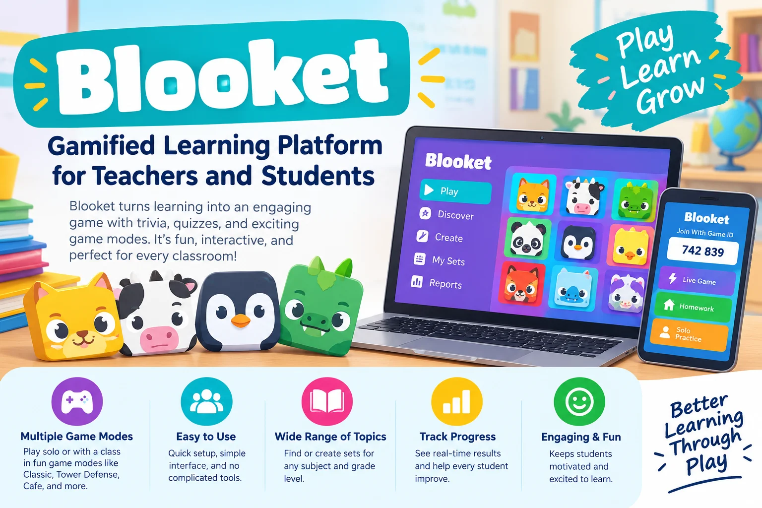 Blooket: Gamified Learning Platform for Teachers and Students