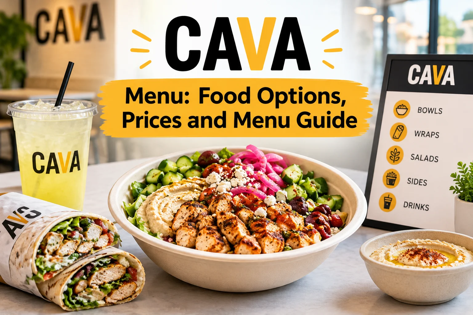 Cava Menu: Food Options, Prices and Menu Guide