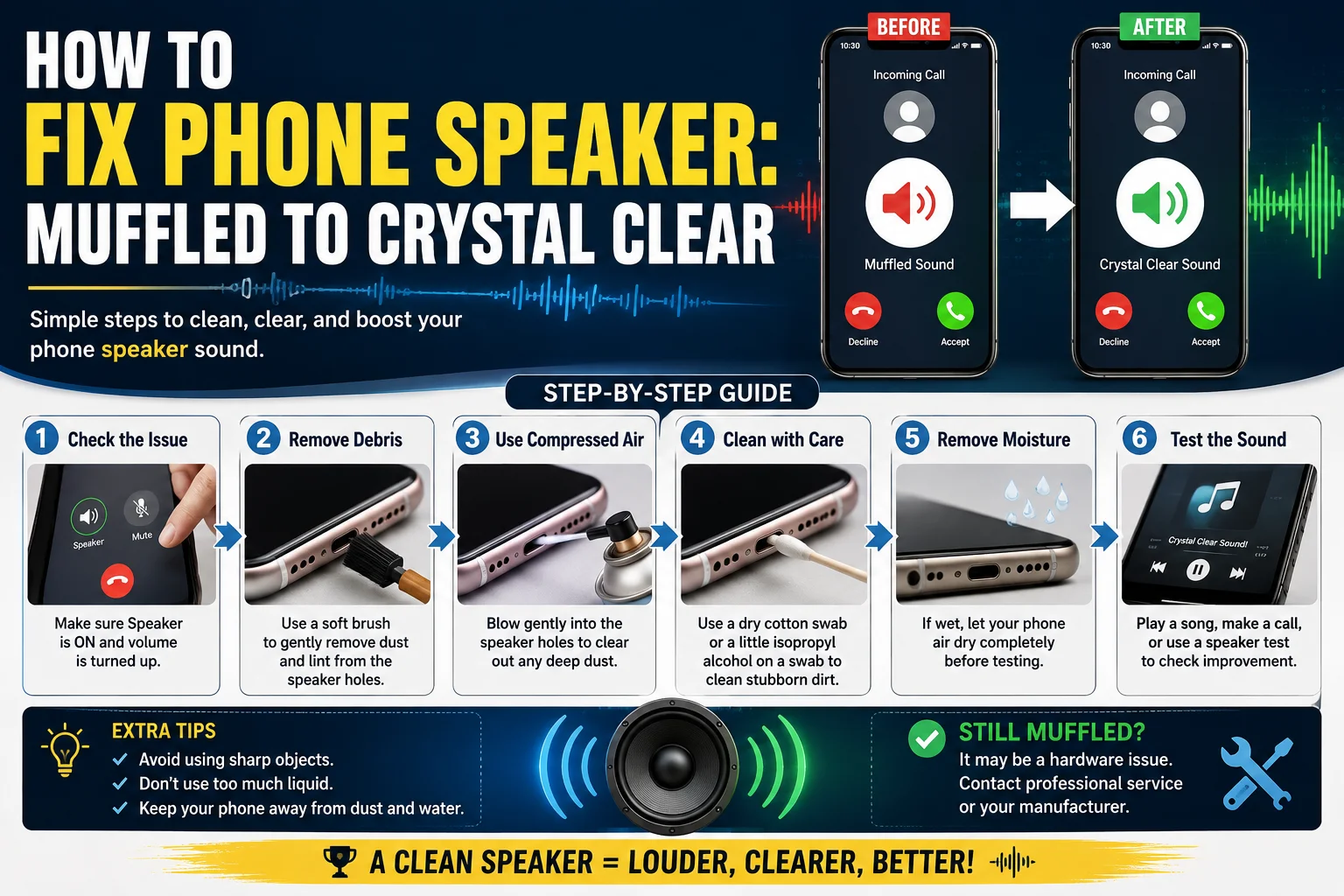 How to Fix Phone Speaker: Muffled to Crystal Clear