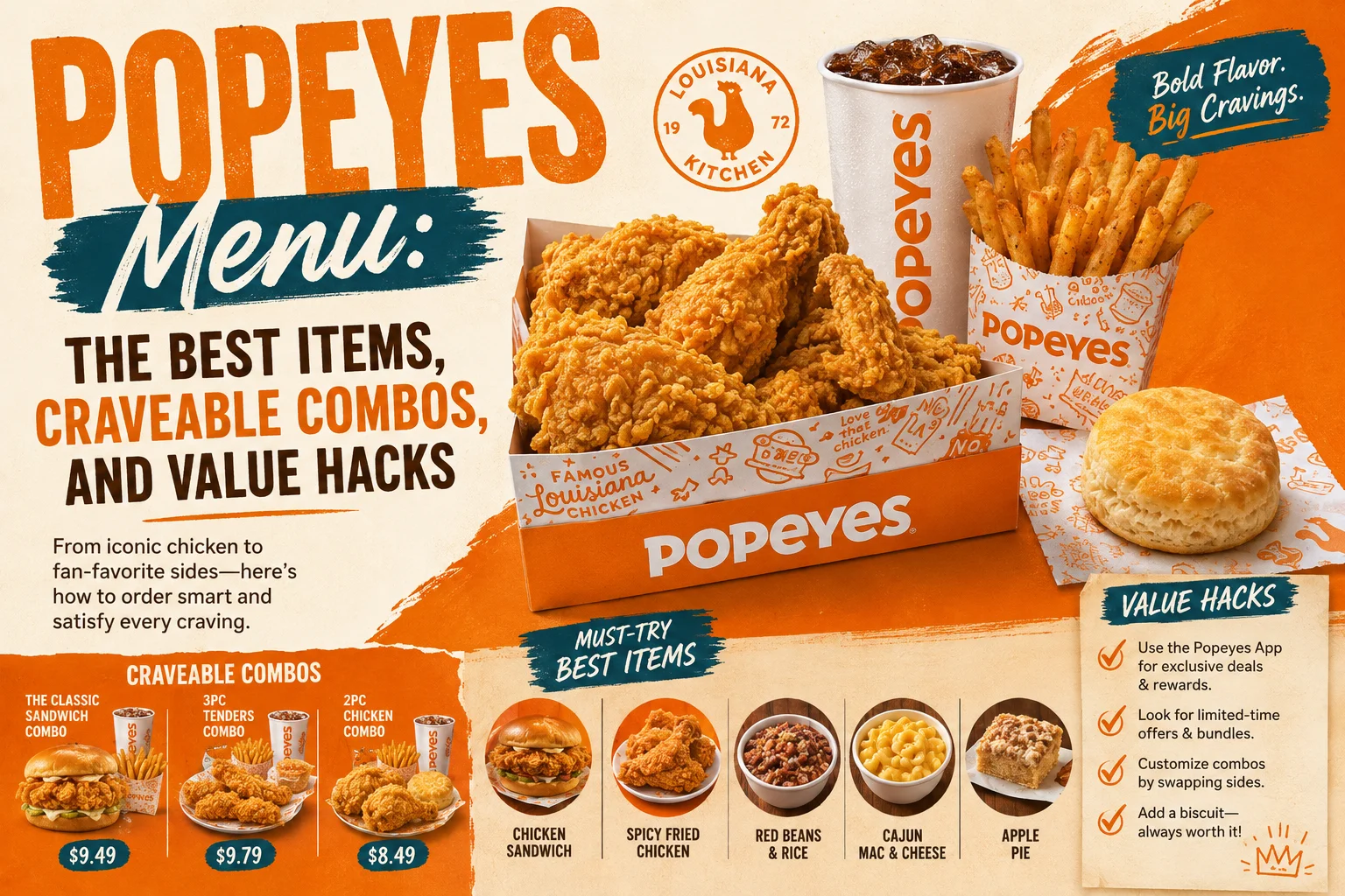 Popeyes Menu: Best Items, Craveable Combos, and Value Hacks